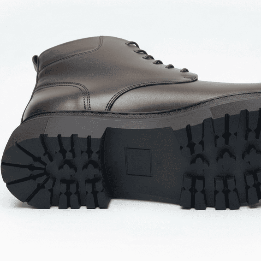 Bottines Homme en Cuir Véritable Marron à Lacets – Image 3