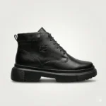 Bottines Homme en Cuir Véritable Noir – Image 5