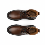 Bottines Homme en Cuir Marron avec Fermeture Éclair Latérale – Image 4