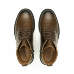 Bottines Homme en Cuir Marron avec Fermeture Éclair Latérale – Image 7